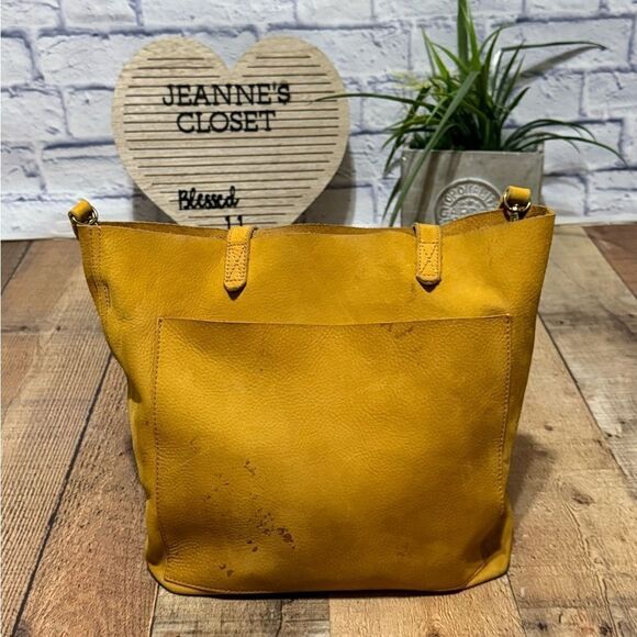 Madewell The Medium Transport Tote bright marigold - Picture 1 of 15